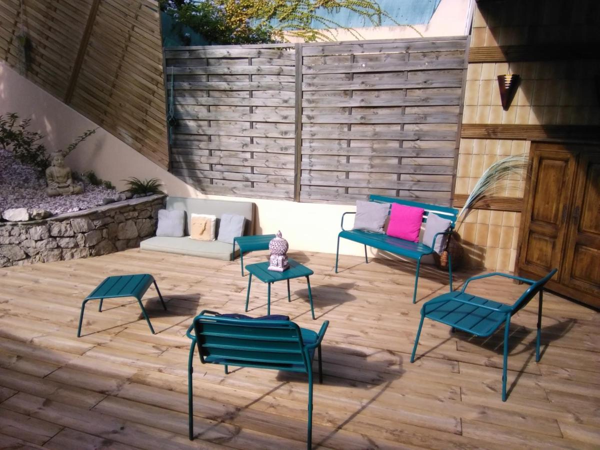 Nice- Gairaut - Jardin Prive- Grand F1 Lumineux-Piscine Collective Ngoại thất bức ảnh