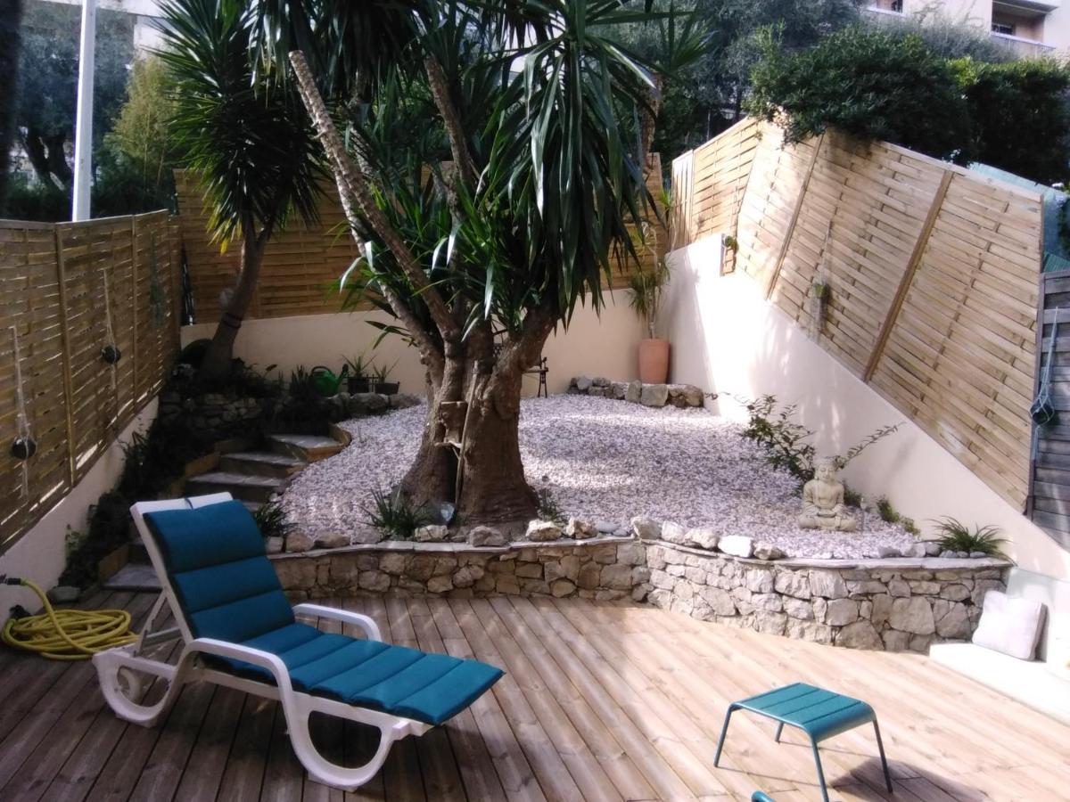 Nice- Gairaut - Jardin Prive- Grand F1 Lumineux-Piscine Collective Ngoại thất bức ảnh