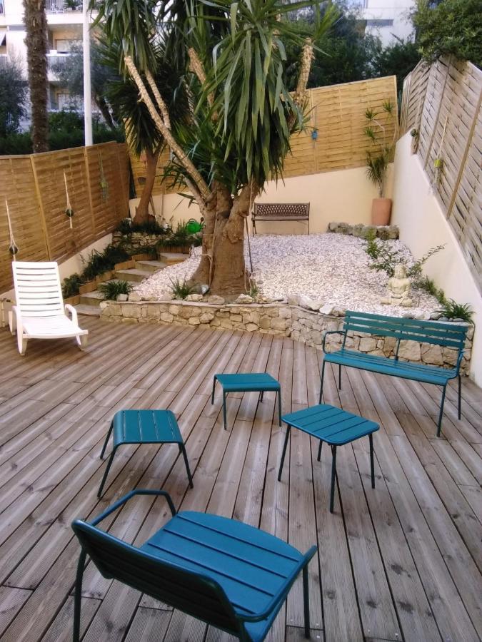 Nice- Gairaut - Jardin Prive- Grand F1 Lumineux-Piscine Collective Ngoại thất bức ảnh