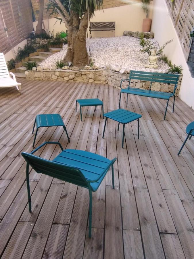 Nice- Gairaut - Jardin Prive- Grand F1 Lumineux-Piscine Collective Ngoại thất bức ảnh