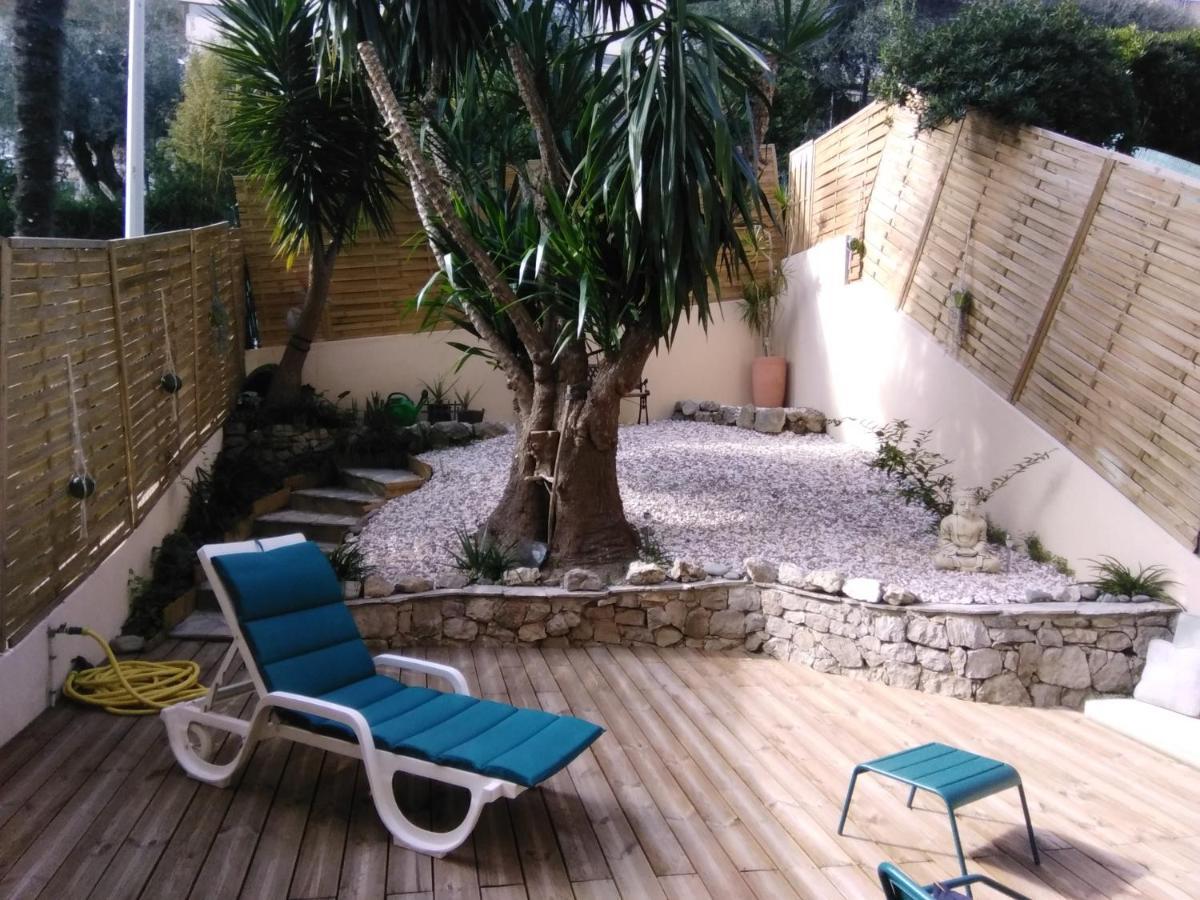 Nice- Gairaut - Jardin Prive- Grand F1 Lumineux-Piscine Collective Ngoại thất bức ảnh