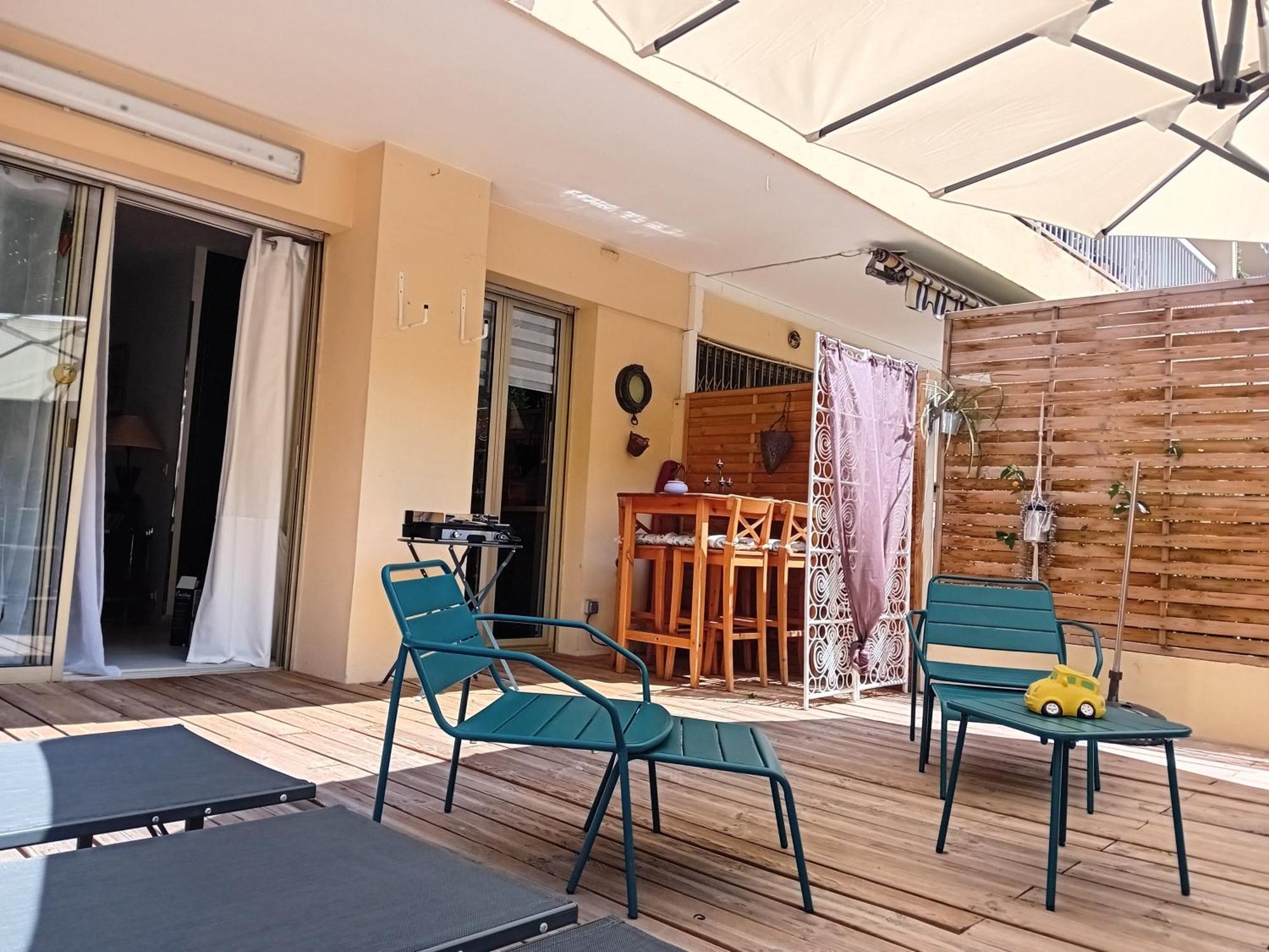 Nice- Gairaut - Jardin Prive- Grand F1 Lumineux-Piscine Collective Ngoại thất bức ảnh