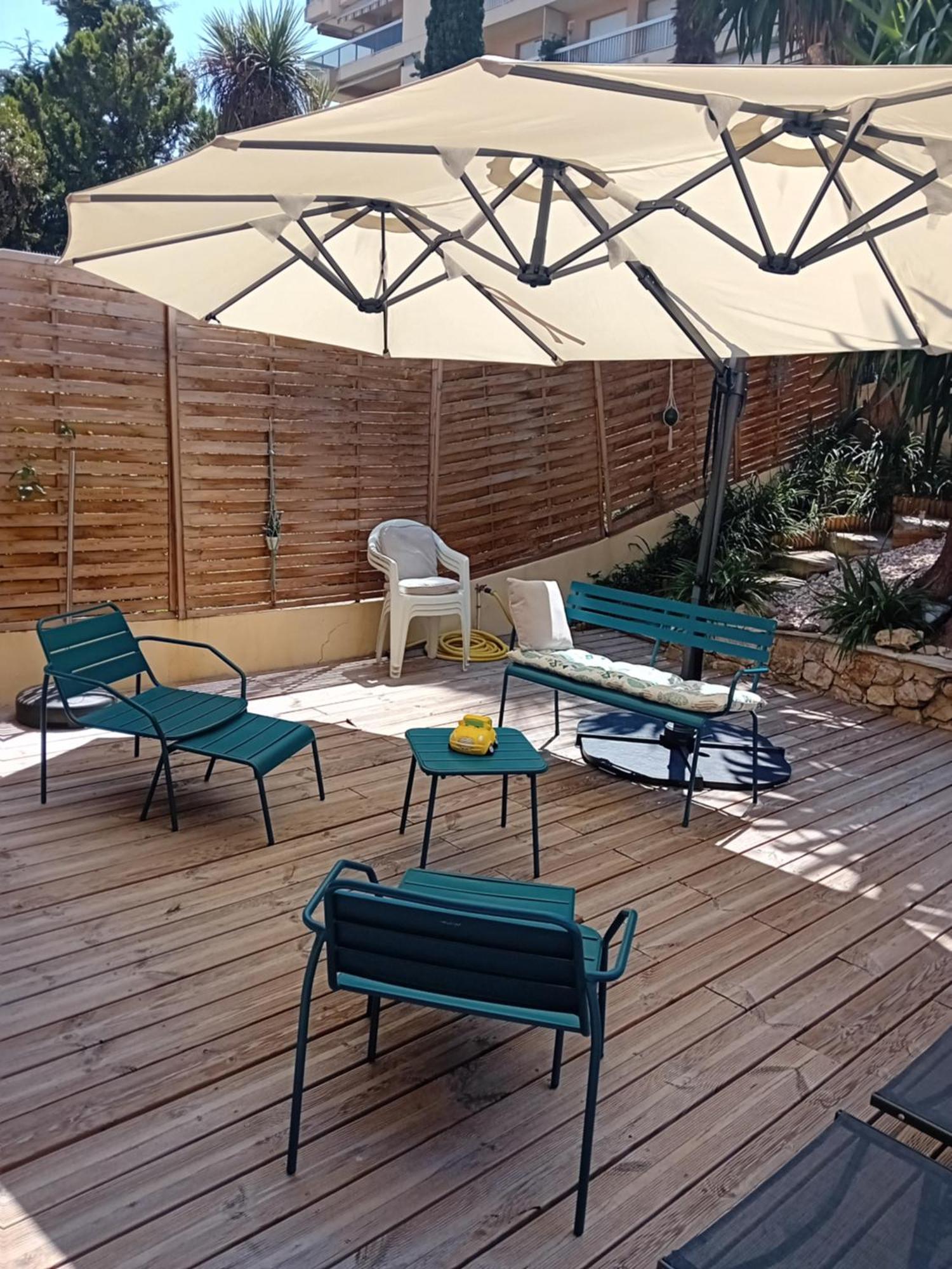 Nice- Gairaut - Jardin Prive- Grand F1 Lumineux-Piscine Collective Ngoại thất bức ảnh