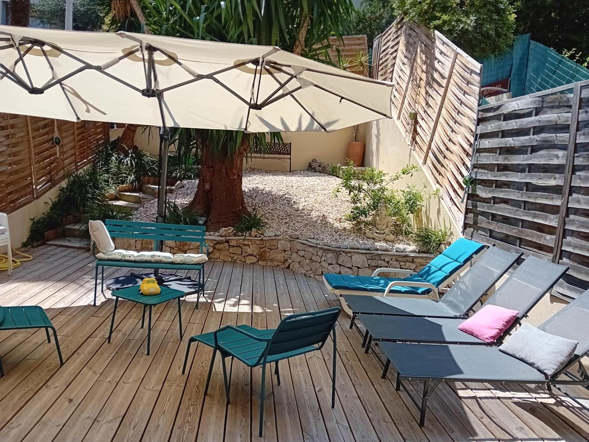 Nice- Gairaut - Jardin Prive- Grand F1 Lumineux-Piscine Collective Ngoại thất bức ảnh